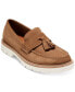 Фото #1 товара Лоферы мужские Cole Haan American Classics из замши с бахромой.