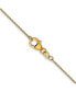 Фото #2 товара Diamond2Deal 18k Yellow Gold 16" Box with Spring Ring Clasp Chain Necklace