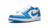 Кроссовки Nike Air Jordan 1 Low SB UNC (Белый, Голубой)