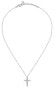 Modern silver necklace with a cross Medium Cross Tesori SAIW117
