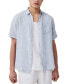 ფოტო #1 პროდუქტის Men's Linen Short Sleeve Shirt
