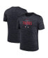 Фото #1 товара Men's Minnesota Twins Charcoal Authentic Collection Velocity Performance Practice T-shirt