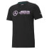 Фото #1 товара Puma Mapf1 Logo Crew Neck Short Sleeve T-Shirt Mens Black Casual Tops 59961601