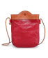 ფოტო #1 პროდუქტის Women's Genuine Leather Out West Crossbody Bag