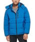 Фото #1 товара Men's Stretch Hooded Puffer Jacket, Created for Macy's