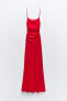 Фото #5 товара Платье в бельевом стиле с драпировкой ZARA