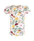 ფოტო #4 პროდუქტის Baby Girls Short Sleeve T-Shirts, Fall Botanical