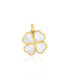 Mother of Pearl Lucky Clover Charm