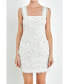 Фото #1 товара Women's Funfetti Boucle Mini Dress