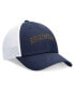 Фото #2 товара Men's Navy Milwaukee Brewers Evergreen Wordmark Trucker Adjustable Hat