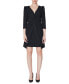 ფოტო #1 პროდუქტის Women's Puffed-Shoulder Twist-Front Dress