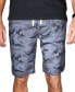 ფოტო #1 პროდუქტის Men's Regular Fit Camo Print Windjammer Shorts
