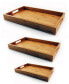 Фото #1 товара Bamboo 3 Piece Tray Set