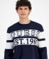 Фото #3 товара Men's Logo Stripe Sweater