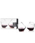 Фото #6 товара Rolling Crystal Wine Glasses, Set of 2, 12 Oz