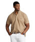 Фото #1 товара Рубашка Polo Ralph Lauren Oxford для мужчин Big & Tall, окрашенная по индивидуальному размеру.