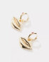 Фото #3 товара Mango lip shape earrings in gold