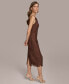 ფოტო #6 პროდუქტის Women's Square-Neck Sleeveless Lace Sheath Dress