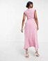 Фото #4 товара ASOS DESIGN cut out side detail midi dress in pink
