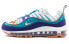 Кроссовки беговые Nike Air Max 98 Hornets GS Бело-сине-фиолетовые BV4872-500 36 - фото #1