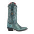 Фото #1 товара Ferrini Twilight Embroidery Snip Toe Cowboy Womens Blue Casual Boots 81061-43