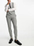 Фото #1 товара ASOS DESIGN super skinny suit trouser in olive in birdeye texture