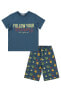 Erkek Çocuk Pijama Takımı 6-9 Yaş I?ndigo