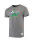 Фото #2 товара Men's Heathered Gray Notre Dame Fighting Irish Vintage-Like Tri-Blend T-shirt