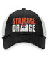 Фото #2 товара Men's Black, White Syracuse Orange Stockpile Trucker Snapback Hat