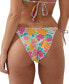 Фото #1 товара Women's Printed Tie Side Bikini Bottoms