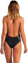 Фото #2 товара Vitamin A Women's 174852 Ecolux Bianca One Piece Plunge Halter Swimsuit Size XS