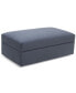 Фото #1 товара CLOSEOUT! Gympson Fabric Storage Ottoman, Created for Macy's