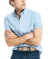 ფოტო #4 პროდუქტის Men's Classic-Fit Short-Sleeve Solid Stretch Oxford Shirt