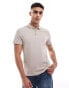 Фото #4 товара ASOS DESIGN pique polo shirt in stone