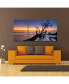 Фото #4 товара Decor Hawaii Sunset 3 Piece Wrapped Canvas Wall Art Set -27" x 60"