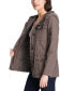 ფოტო #3 პროდუქტის Women's Hooded Military Jacket