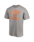 Фото #3 товара Men's Heathered Gray Clemson Tigers First Sprint Team T-shirt