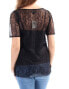 Фото #2 товара Топ Lucky Brand Black Lace Layered Size M