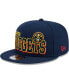 Men's Navy Denver Nuggets Gameday 59fifty Snapback Hat