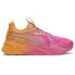 Фото #1 товара Puma RsX Faded Lace Up Womens Orange, Pink Sneakers Casual Shoes 39288402