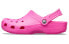 Фото #1 товара Сандалии Crocs Classic Clog 10001-6QQ, мужские, электрический свет, розовый