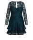 Фото #2 товара Plus Size Lace Lover Dress