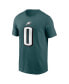 Men's D'Andre Swift Midnight Green Philadelphia Eagles Player Name and Number T-shirt