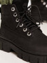 Timberland greyfield boots in black nubuck leather