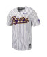 Men's White, Purple LSU Tigers Pinstripe Replica Full-Button Baseball Jersey
