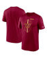 Фото #1 товара Men's Burgundy Washington Commanders Legend Icon Performance T-shirt