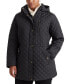 ფოტო #4 პროდუქტის Women's Plus Size Hooded Quilted Coat, Created by Macy's