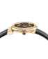Фото #2 товара Наручные часы Folio Men's Quartz 48mm Black Polyurethane Watch Gift Set.