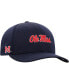 Фото #4 товара Men's Navy Ole Miss Rebels Reflex Logo Flex Hat