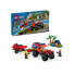 Фото #1 товара Playset Lego 60412 4x4 Fire Engine with Rescue Boat